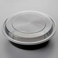 Disposable cheap take out clear plastic deli round bowl / container