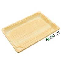 Supplies sushi box disposable plastik wodoen sushi togo box